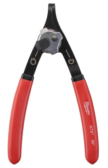 Milwaukee 90° Låseringtang 179 mm med Sklisikkert Håndtak