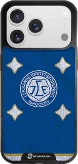 Phonecases3D iPhone 17 Pro Leksands IF 3D mobildeksel, svart