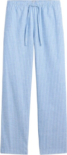 GAP Flannel Pants From The Gap Collection BLUE STRIPE XS