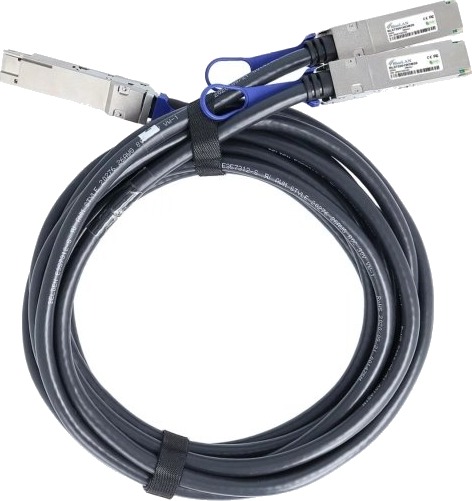 Blueoptics Bl072001w3m26-Bl, 3 M, Qsfp56, 2Xqsfp56, Hankjønn/Hankjønn