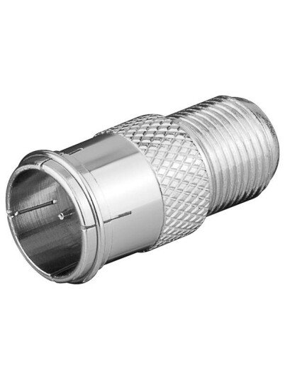 Pro F-adapter: F male (Quick) > F female Pro F-adapter: F male (Quick) > F female