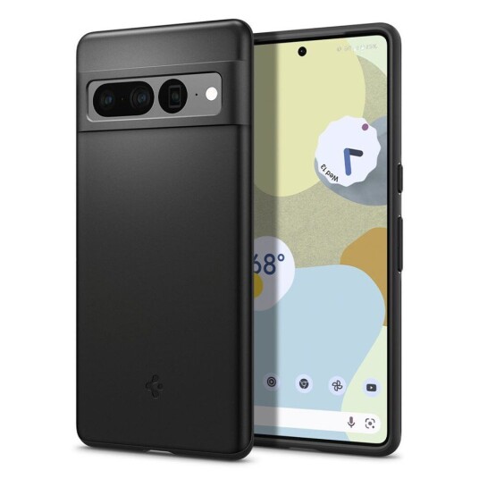 Spigen Google Pixel 7 Pro Spigen Thin Fit Deksel - Svart