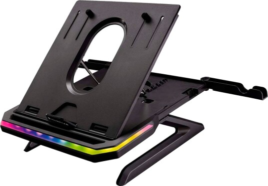 SureFire Portus X1 Laptopstativ med RGB-belysning 17,3" SureFire Portus X1 Laptopstativ med RGB-belysning 17,3"
