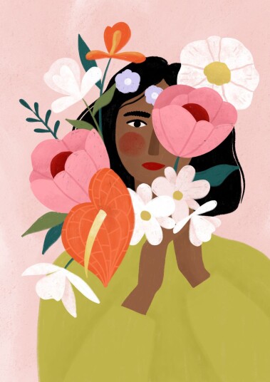 Namly Design Plakat Blomsterportrett POSTERK1DYP7