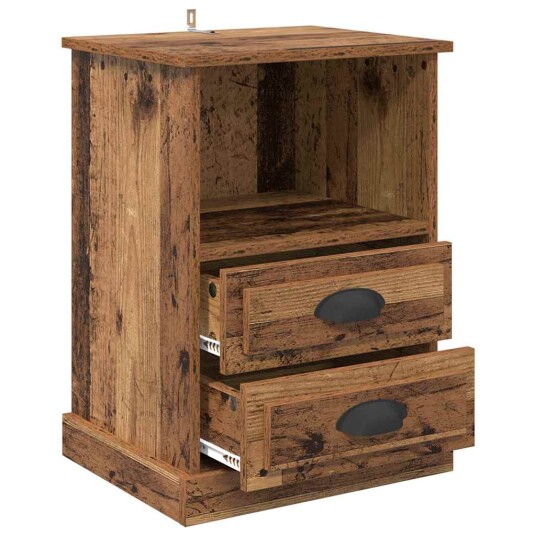Nattbordskap Gammelt tre 43 x 36 x 60 cm Konstruert tre
