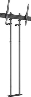 Multibrackets M Pro Series mounting kit - for flat panel - dual pole - black - Max - recommended for 98"