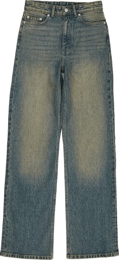 Dr Denim Echo High Straight   Navy   26 x 32