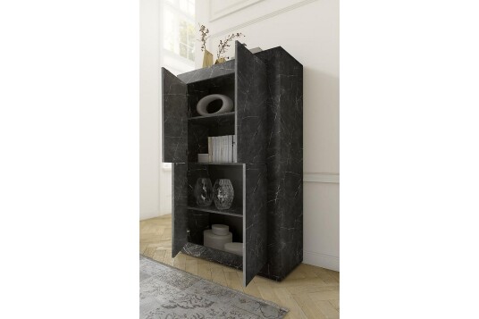 Basic Høyskap 43x102 cm Svart Lc Spa