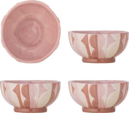 Bloomingville Saul Bowl   Pink   Ø 12.5 CM