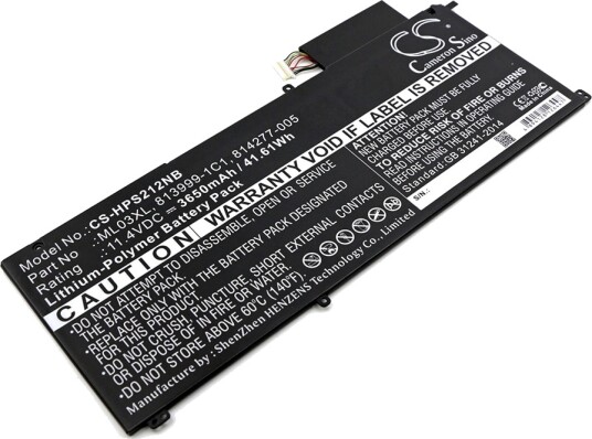 Batteri til HP Spectre X2 12" etc
