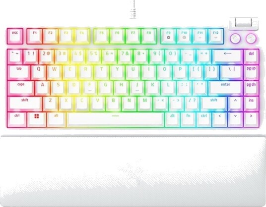 Razer BlackWidow V4 75% Gamingtastatur Mekanisk med RGB Bakgrunnsbelyst Hvit