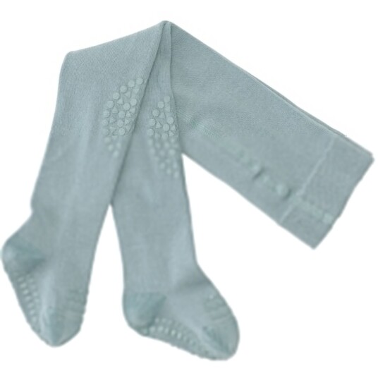 Gobabygo Dusty Blue Crawling Strømpebukser Bambus 6-12 mdr