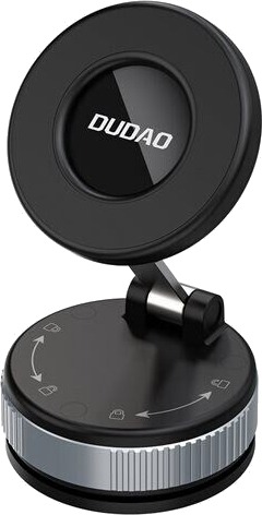 Dudao F24PRO Bilholder med MagSafe og sugekopp Svart