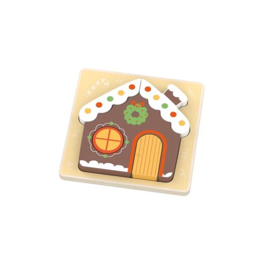 Magni Christmas puzzle with gingerbread house FSC 100%