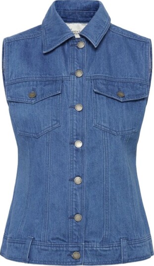 My Essential Wardrobe Mwsaka 180 Shaped Vest   Blue   36