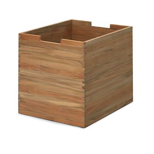 Fritz Hansen - Cutter Hög Teak - Kurver Og Esker - Niels Hvass - Tre Farget Fritz Hansen - Cutter Hög Teak - Kurver Og Esker - Niels Hvass - Tre Farget
