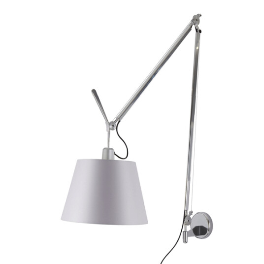 Artemide Tolomeo Mega Vegglampe Sateng 32cm m. Lysdemper