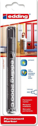 Edding e-2000 C permanent marker Svart