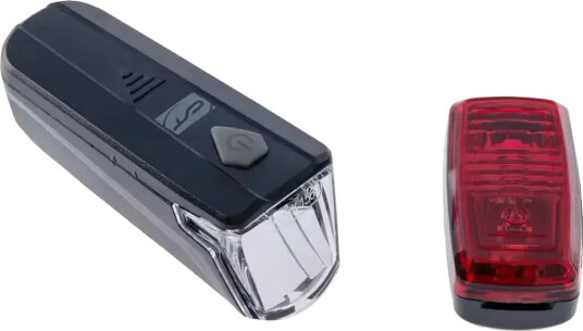 CONTEC LS-247 Slim lyktesett 30 lux LED StVZO sort