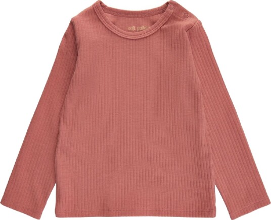 Soft Genser   Rib   SGBaby Bella   Murstein Dust   Soft   1 år 80   Genser   Rosa