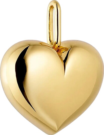 Design Letters Mega Little Big Love Charm Gold Plated GOLD H:1.5 cm