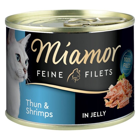 Miamor Fine Fileter 6 X 185 G Tunfisk & Reker I Gelé
