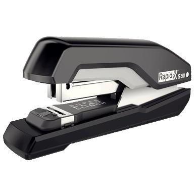 RAPID Stapler Rapid S50 S.fl.clinch 50sh.Black