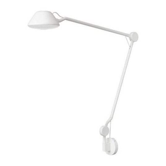 Fritz Hansen AQ01 Vegglampe Matt Hvit