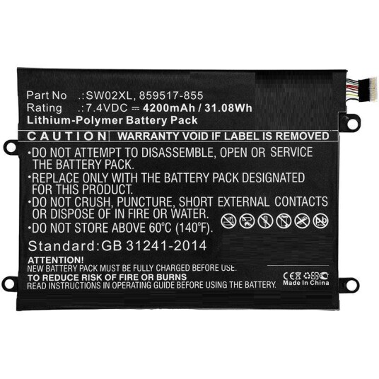 CoreParts Laptop Battery for HP (MBXHP-BA0238)
