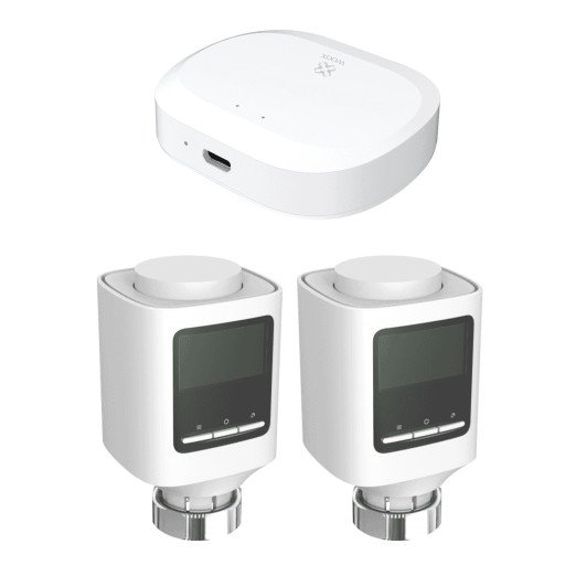 Woox Zigbee Smart Radiatortermostat Kit med Trådløs Kontroll