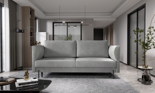 Zerlo 3 seters Sofa Lysegrå
