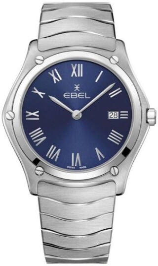 Ebel Herreklokke 1216420A Classic Blå/Stål Ø40 mm