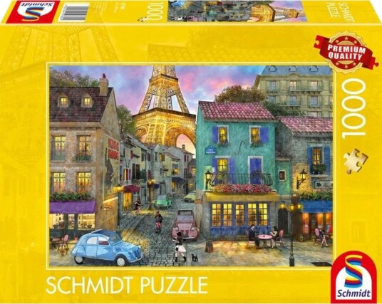 Schmidt Spiele Puslespill   1000 brikker   Paris' gater