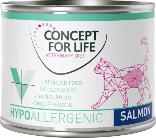Concept For Life Vet Våtfôr Veterinary Hypoallergenic Diet Laks 24 X 185 G