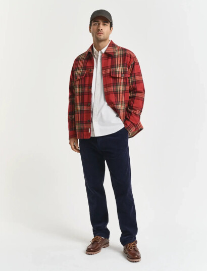 GANT Reg Cord Pants - Navy - 32
