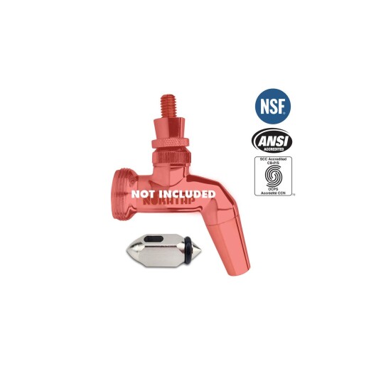 Nukatap Stainless Steel Shuttle passer Nukatap SS gen 2 tappekraner