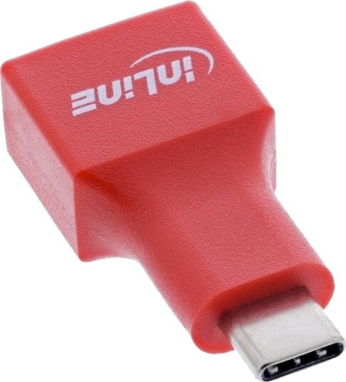 Inline 31651 Usb C Usb A Röd