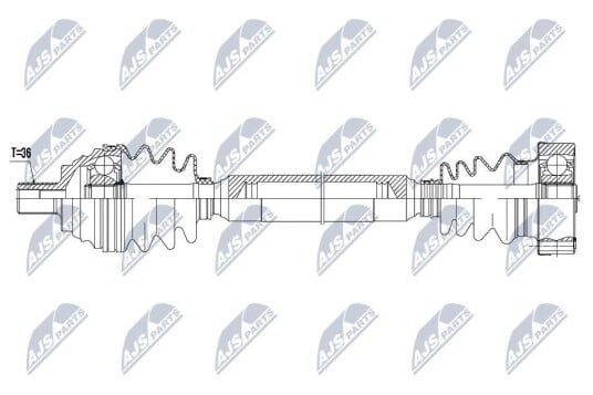Nty Drivaksel NTY NPW AU 067