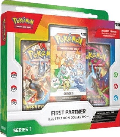 Pokemon First Partner Illustration Collection Series 1