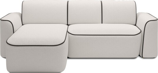 Ume 4 seters Sofa med Divan   Hvit