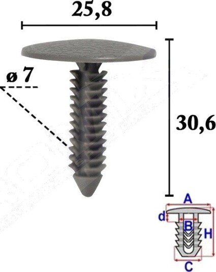 Ekspansjonsnagle ROMIX C70609