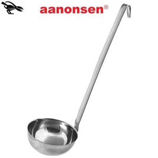 Aanonsen Jernvarer As Øse i Rustfritt Stål 90mm 28cm lang
