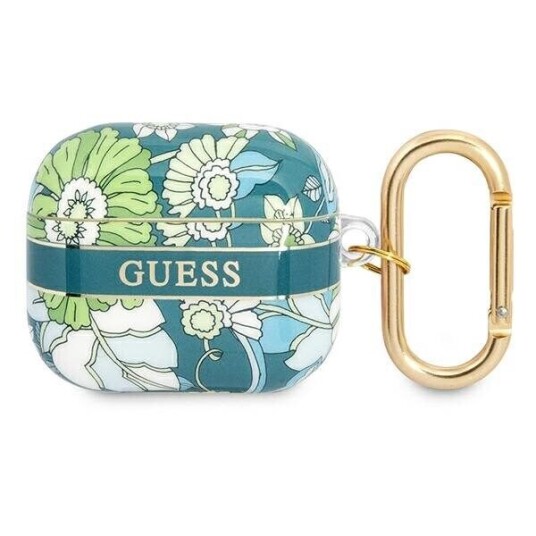 Guess Flower Strap Collection Beskyttelsesveske For Airpods 3, Grønn
