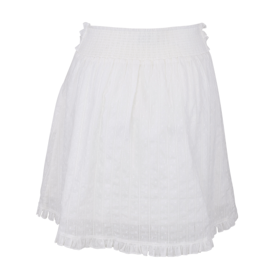 Ailin Skirt White XL Skirt with ruffles