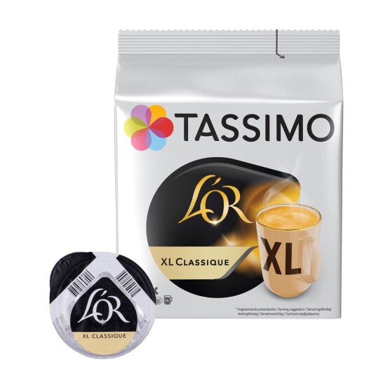Tassimo L'OR XL Classique til Tassimo. 16 kapsler Tassimo L'OR XL Classique til Tassimo. 16 kapsler