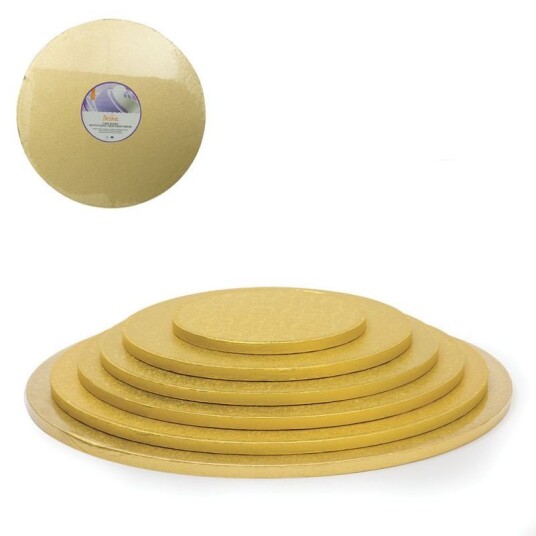 Kake Drum Rund Gull 20cm Kake Drum Rund Gull 20cm