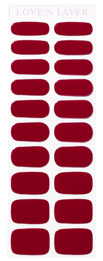 Love'n Layer   Solid Layers Burgundy Red