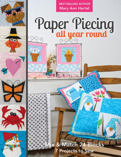 Paper Piecing All Year Round Av Mary Ann Hertel