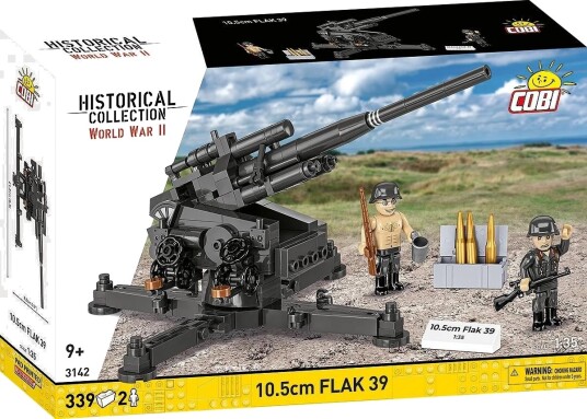 Cobi Wwii Flak 39 Byggesett 339 Deler