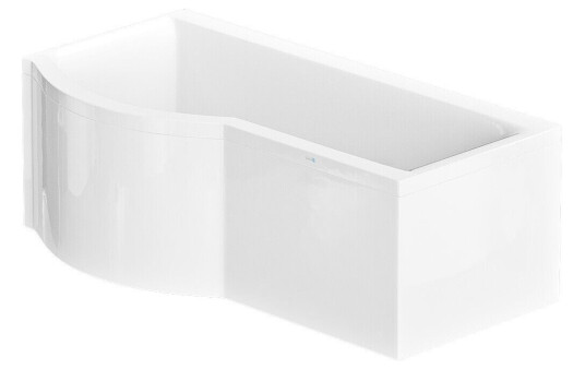 Nordhem Solvik Dusjbadekar 170x90 cm, Venstre, Hvit